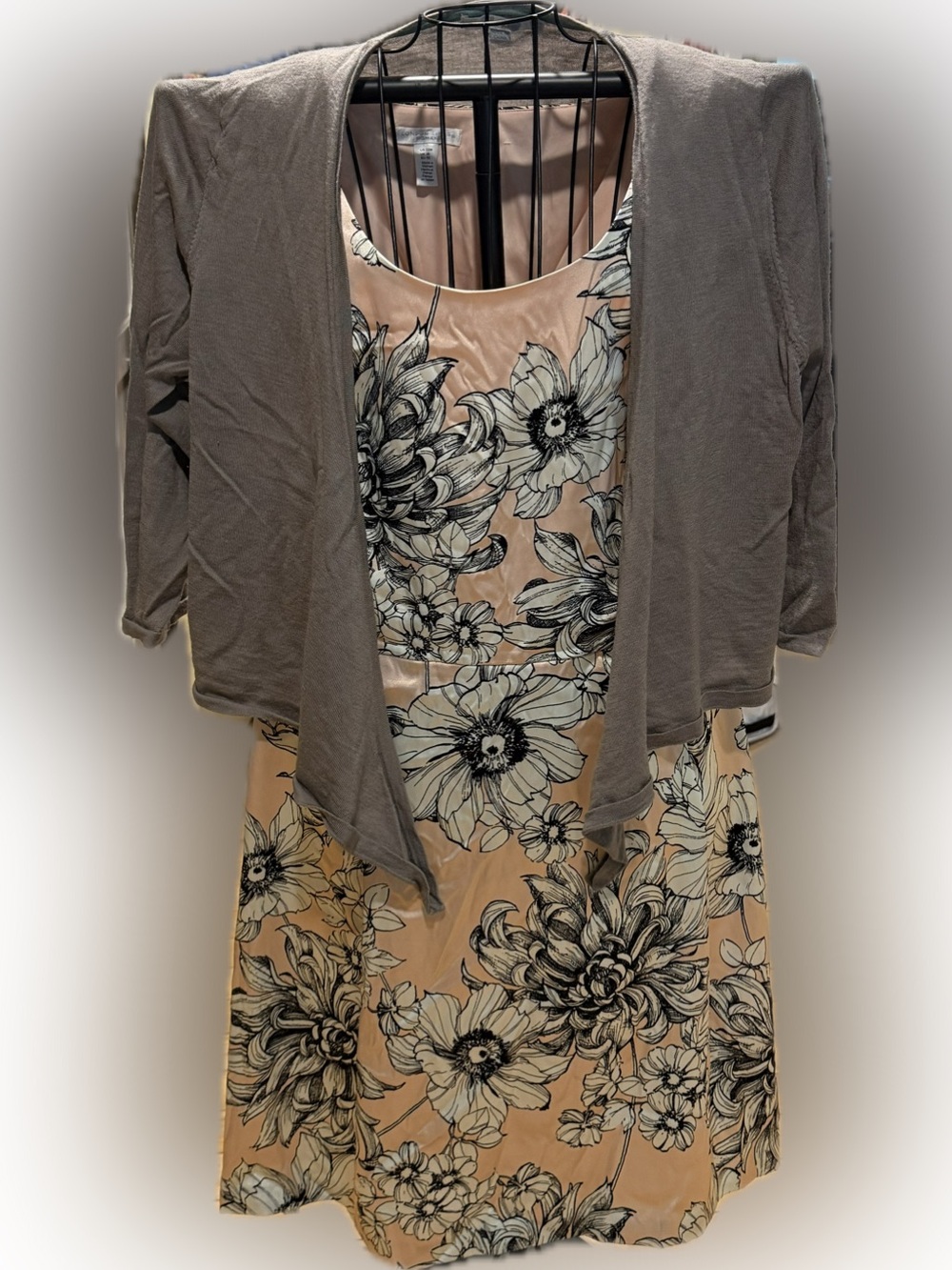 Gray Waterfall Cardigan